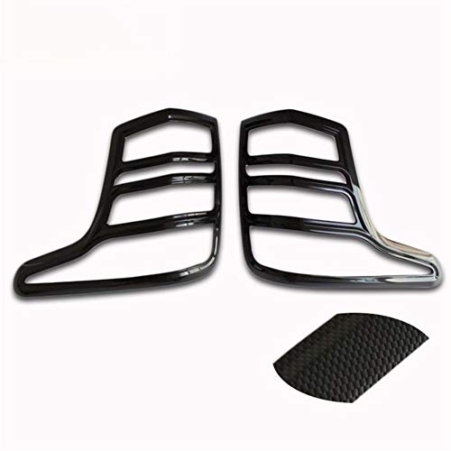 ROYAL STAR TY 2016-2019 Cola del Cromo iluminación de la Carcasa for Mitsubishi L200 Triton Cubierta de la lámpara Trasera (Color : Carbon Fiber)
