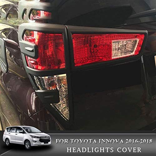 ROYAL STAR TY 2016-2019 Luces traseras de la Cubierta for Toyota Ki Jang Innova 2016 2017 2018 2019 ABS Luces de Cola Cubierta de Piezas (Color : Chrome)