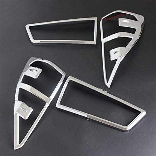 ROYAL STAR TY 2016-2019 Luces traseras de la Cubierta for Toyota Ki Jang Innova 2016 2017 2018 2019 ABS Luces de Cola Cubierta de Piezas (Color : Chrome)