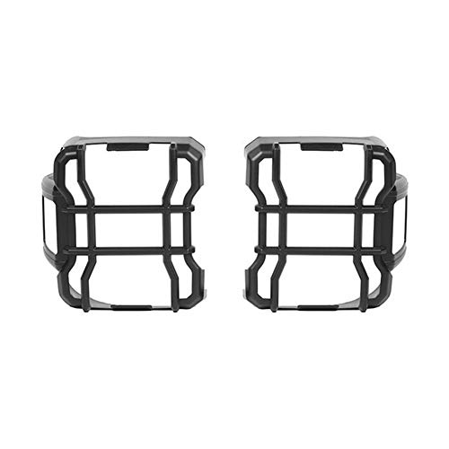 ROYAL STAR TY Campanas de la lámpara de Cola Jeep Wrangler JL Coche Cubierta de la luz Trasera Protectores de Faros Protector Accesorios for Jeep Wrangler JL 2018 hasta (Color : B Black)