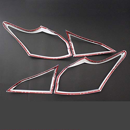 ROYAL STAR TY Luces de la Cola de la Cubierta for Toyota Yaris Hatchback Sedan 2018 2019 Accesorios luz Trasera de la lámpara de la Capilla de Piezas (Color : Hatchback Chrome 2X)
