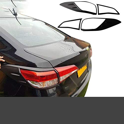 ROYAL STAR TY Luces de la Cola de la Cubierta for Toyota Yaris Hatchback Sedan 2018 2019 Accesorios luz Trasera de la lámpara de la Capilla de Piezas (Color : Hatchback Chrome 2X)