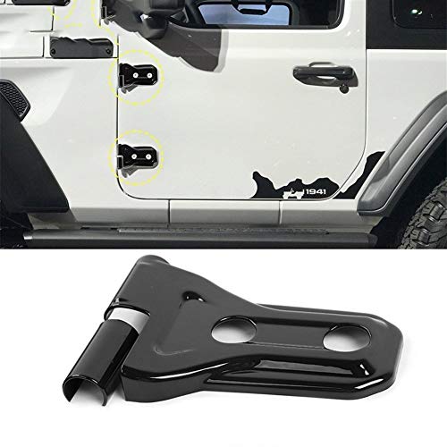ROYAL STAR TY Pegados a los Coches for Jeep Wrangler 2018 JL neumático de Repuesto de la Capilla de la bisagra de la Puerta Posterior de la manija de la Puerta de la Cola del Coche ABS bisagra Vinilo