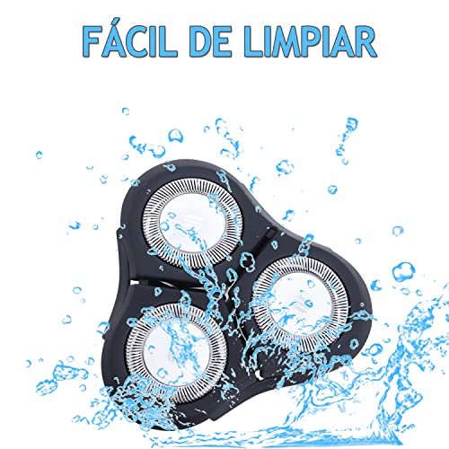 RQ11 Cuchilla de Afeitar de Repuesto Compatible con Phi-lips Norelco RQ11 Sensotouch 2D - Cabezales de Afeitado de Recambio Poweka Compatible con Phi-lips Maquinilla de Afeitar