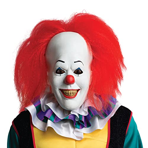 Rubies 68544 - Máscara oficial de Pennywise It The Movie para adultos con payaso para el pelo (tamaño único)
