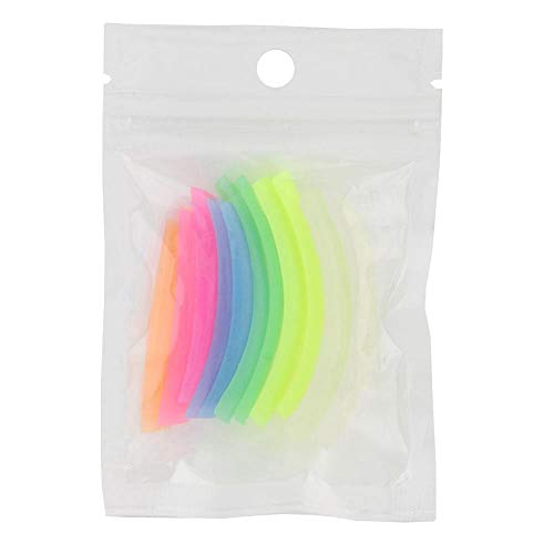 Rulos de pestañas de silicona de 6 pares, Almohadillas para pestañas, Parches de elevación de rizado de pestañas Durando el levantamiento de pestañas perfecto