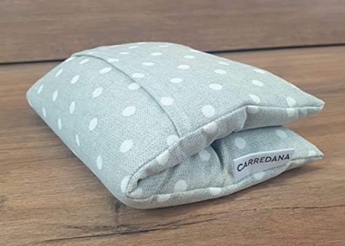 Saco térmico de semillas de trigo con funda lavable.20 x 30cm (Topos gris)