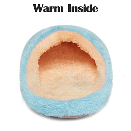 SAGUARO Zapatillas de Estar por Casa para Mujer Antideslizante Cálido Espuma de Memoria Invierno Pantuflas Ligero Zapatos de Interior Suave, Azul 37/38