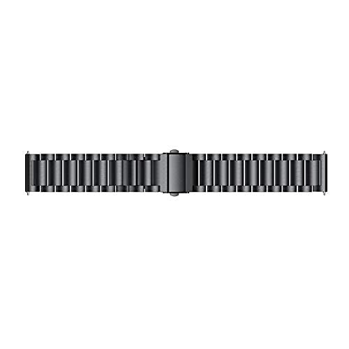 Saisiyiky Correa Para 22MM De Acero Inoxidable Reloj Banda Hebilla De Metal