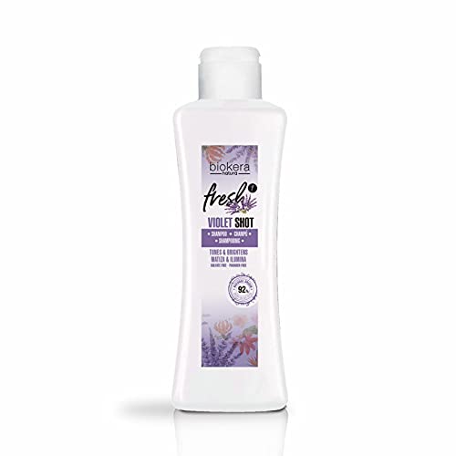 Salerm Cosmetics Champú Violet Shot Biokera Fresh Salerm SC - 300ml