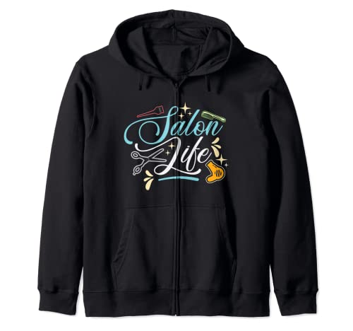 Salon Life Peluquería Esteticista Esteticista Peluquero Sudadera con Capucha
