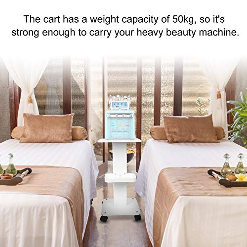 Salon Trolley - Salón de Belleza Profesional con Ruedas de Bloqueo silenciosas para peluquería, SPA, Carrito de salón rodante, Soporte de máquina de Belleza con Carro rodante de Pedestal de salón