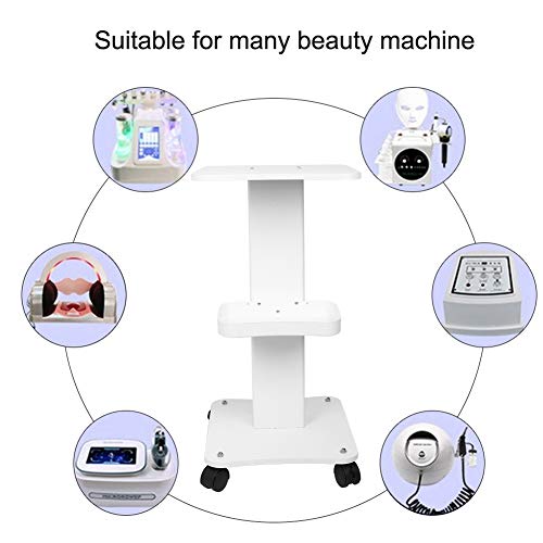 Salon Trolley - Salón de Belleza Profesional con Ruedas de Bloqueo silenciosas para peluquería, SPA, Carrito de salón rodante, Soporte de máquina de Belleza con Carro rodante de Pedestal de salón