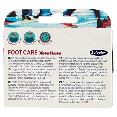 Salvelox Foot Care Aposit Talon Mediu Es, 6 Unidad