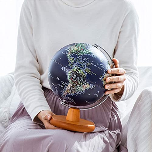 Samanth lámpara de Pared Globe Taiwan Lámpara de Globo de Alta definición 20c mechón Globo en Relieve Tridimensional en inglés y Chino lámpara de Mesa Decorativa Suministros educativos