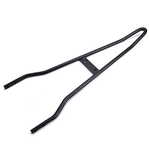 Samger Sissy Bar Respaldo trasero desmontable para Harley Sportster XLH883 XL883R XL883C XLH1200 Negro