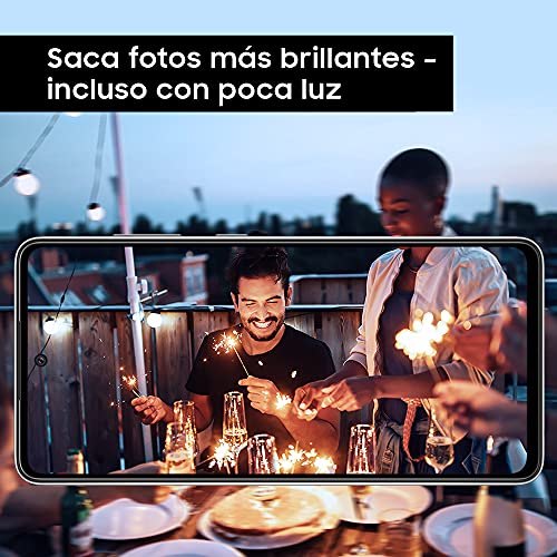 Samsung Smartphone Galaxy A52s 5G con Pantalla Infinity-O FHD+ de 6,5 Pulgadas, 6 GB de RAM y 128 GB de Memoria Interna Ampliable, Batería de 4500 mAh y Carga Superrápida Negro(Version ES)