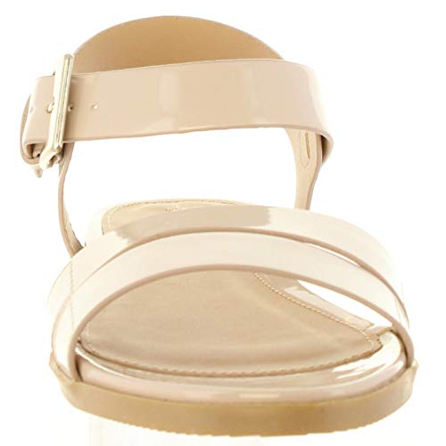 SANDALIA MTNG MUJER MAQUILLAJE PLANA PATENT NUDE (36 EU)
