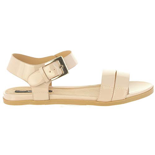 SANDALIA MTNG MUJER MAQUILLAJE PLANA PATENT NUDE (36 EU)
