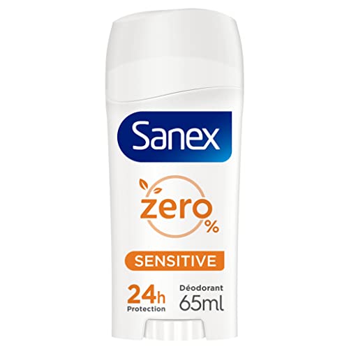 Sanex Dermo Active 3 Sensitive - Desodorante con 0% parabenos y alcohol, 65 ml, Pack of 3