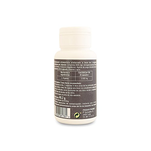SANON - Sport Licaon L-arginina 60 Cápsulas De 820 Mg, One size, Vanilla, 49.2 Gramo