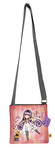 SANTORO M431a, Bolsito Bandolera Pequeño para Niños, Salmón, 165x150x65 mm