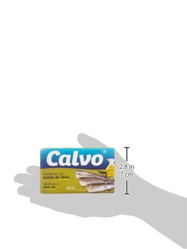 Sardinas calvo aceite oliva, 120g
