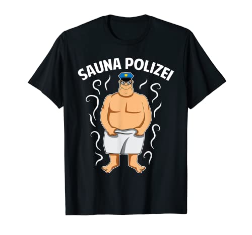 Sauna policía finlandesa para sauna Camiseta
