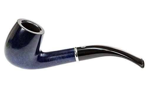 Savinelli Pipas italianas para fumar tabaco, Arcobaleno Smooth Blue 606
