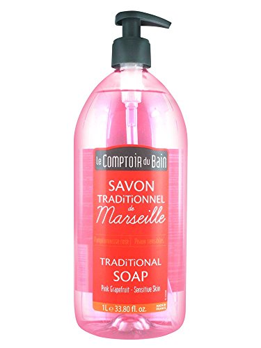 Savon liquide de marseille pamplemousse rose 1l