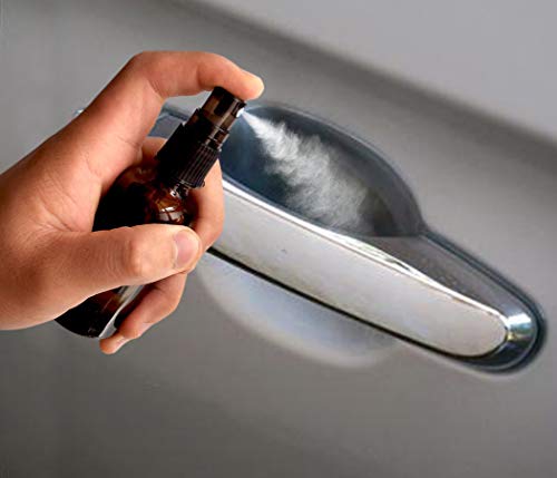 Sayano - 4 x Vidrio Botella con Espray/Vaporizador vacía para rellenar (50 ml)