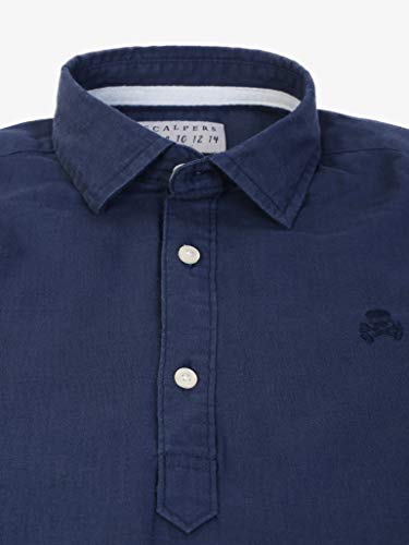 Scalpers POLERA PPT Kids Shirt - Camisa para niño, Talla 4, Color Azul Marino