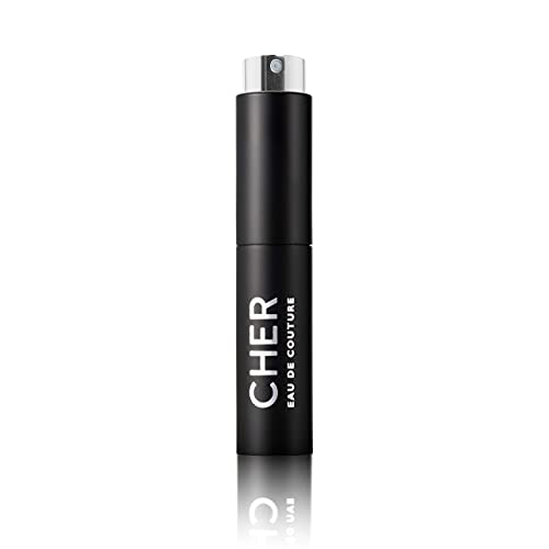 SCENT BEAUTY Cher Eau De Couture Atomizador En Un Lujoso Y Mate Mini Para Viajes, Un Aroma Picante, Audaz Y Clásico Con Notas De Bergamota, Jazmín Y Orquídea De Vainilla, 0.34 Fl Oz