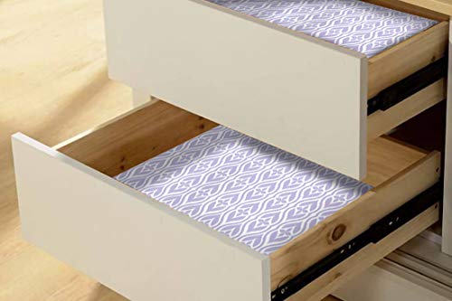 SCENTORINI Papel de Cajones de Fragancia de Lavanda, Perfumada para Armario Gabinete, 40 cm x 58 cm, 6 Hojas Violeta - Lavanda 6 Piezas