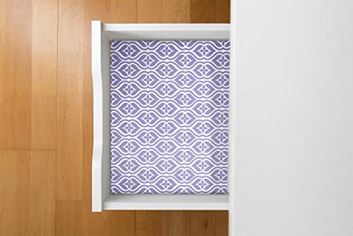 SCENTORINI Papel de Cajones de Fragancia de Lavanda, Perfumada para Armario Gabinete, 40 cm x 58 cm, 6 Hojas Violeta - Lavanda 6 Piezas