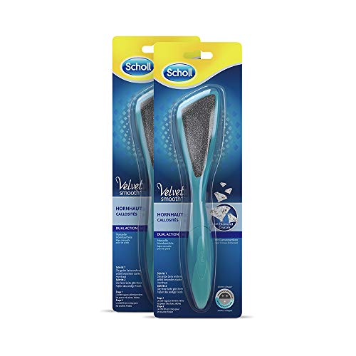 SCHOLL Velvet Smooth callos Lima de diamante con partículas (2 unidades, 1 pieza)