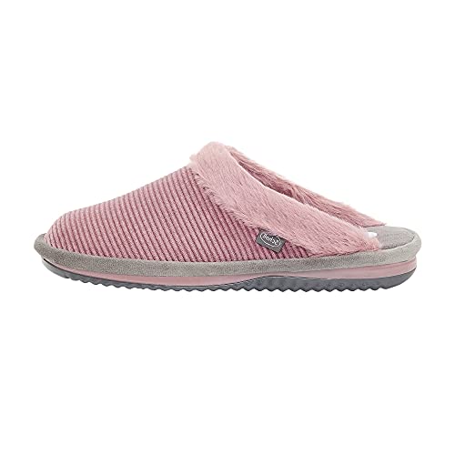 Scholl Zapatillas Brienne Fluffy Rosa 37