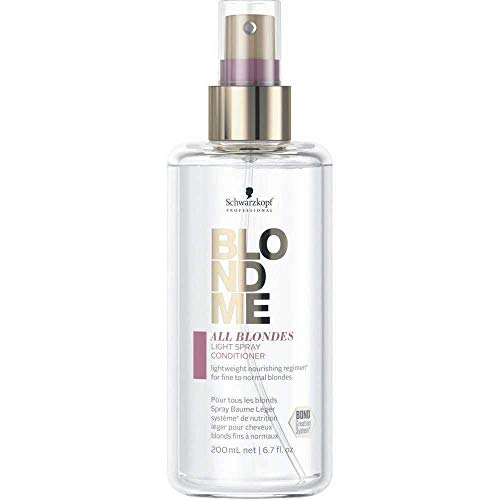 Schwarzkopf Blondme Keratin Restore All Blondes Spray Acondicionador Ligero 200ML, Único, Estándar