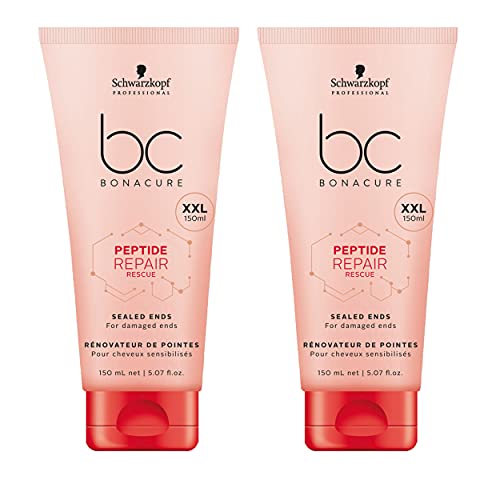 Schwarzkopf Bonacure Repair Rescue Sealed Ends 5,1 onzas (Mega Tamaño - Edición Limitada) - Duo Set - (2pack)