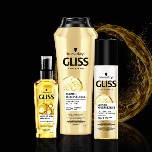 Schwarzkopf Gliss, Aceite Cuidado Noble – Ultimate Repair, 75 ml