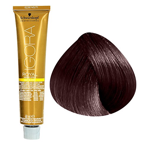 Schwarzkopf Igora Absolutes Tinte Permanente, Tono 4-80 - 60 ml