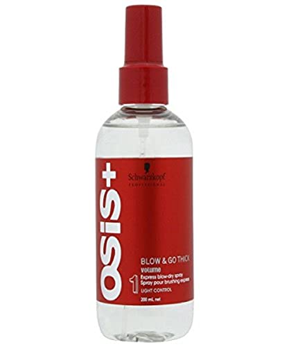 Schwarzkopf Osis Blow & Go Thick Volume Spray - Cuidado capilar, 200 ml