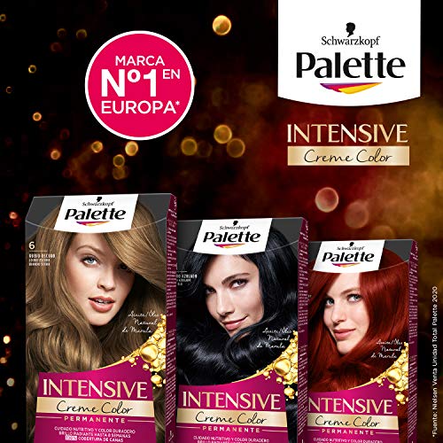 Schwarzkopf Palette Intensive Creme Color – Tono 8.2 cabello Rubio Beige - Coloración Permanente de Cuidado con Aceite de Marula – Óptima cobertura de canas – Color duradero hasta 8 semanas