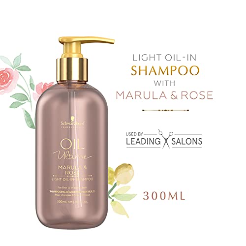 Schwarzkopf sch407 Champú Marula rosa Oil Ultime 300 ml – juego de 2