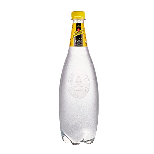 Schweppes Tónica Zero, Sin Azúcar ni Calorías - Botella PET 1L