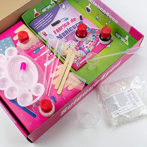 Science4you-Fábrica Fábrica de Manicura-Juguete Científico y Educativo para Ninõs +8 Años, Multicolor (607965)