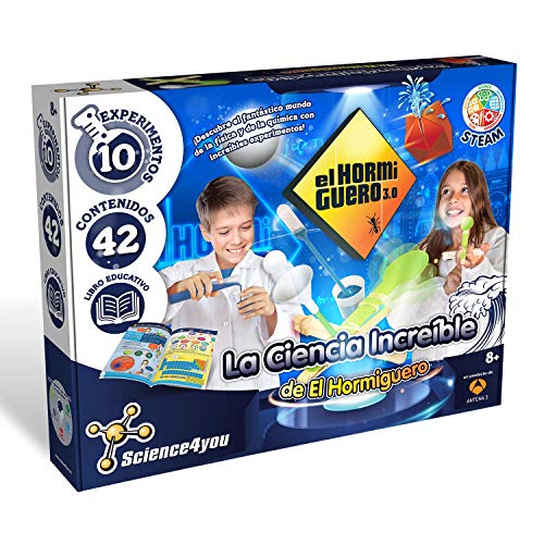 Science4you Science4you-La Hormiguero para Niños Ciencia Increíble – Juguete Científico y Educativo, Multicolor, 8 Años, (80002757)