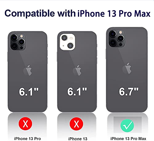 SCRENDY Silicona Líquida Funda Compatible iPhone 13 Pro MAX, Carcasa de Silicona Líquida Suave Antichoque Bumper Case para iPhone 13 Pro MAX, Rojo