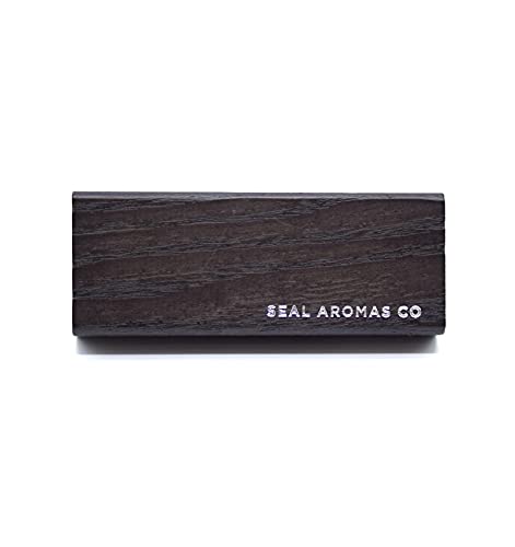 SEAL AROMAS - Ambientador Difusor de Coche Rejilla [ ÁMBAR SÁNDALO ] 6 ml | Fragancia Enriquecedora para el Viaje Car Diffuser