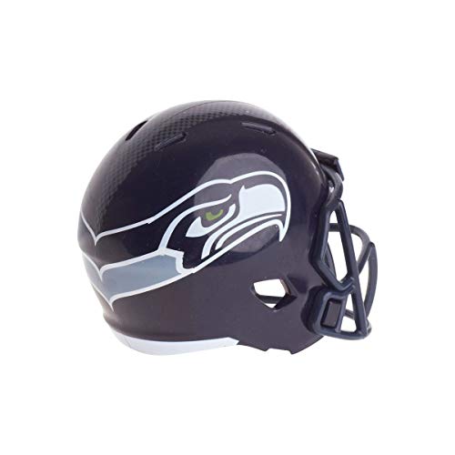 Seattle Seahawks NFL Riddell Speed Pocket Pro Micro - Casco de fútbol (tamaño Mini)